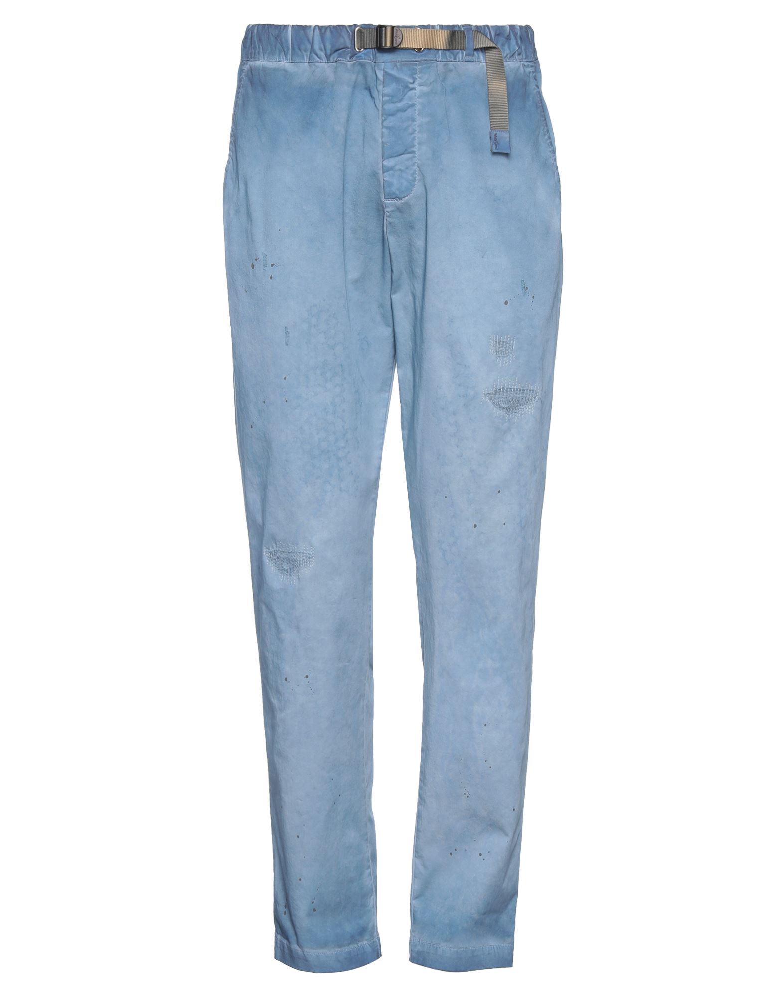 White Sand Pants In Blue