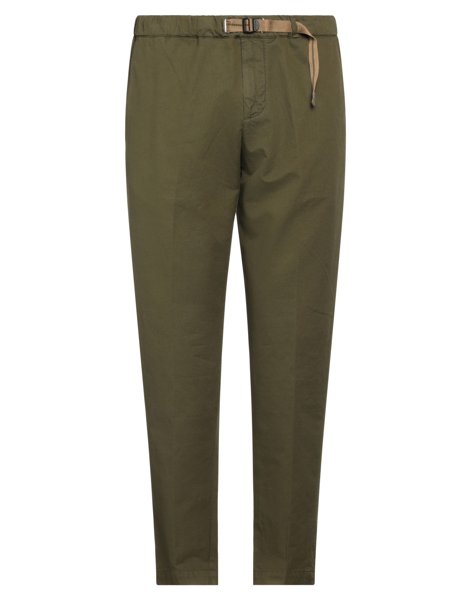 White Sand Pants In Green