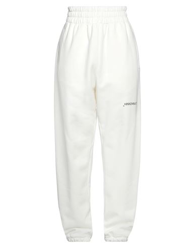 Hinnominate Woman Pants Off White Size L Cotton In White
