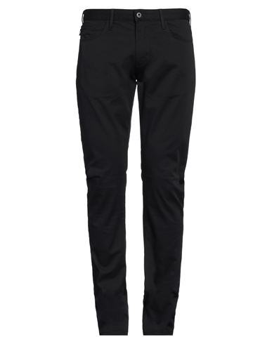 Emporio Armani Man Pants Black Size 33w-34l Cotton, Elastane