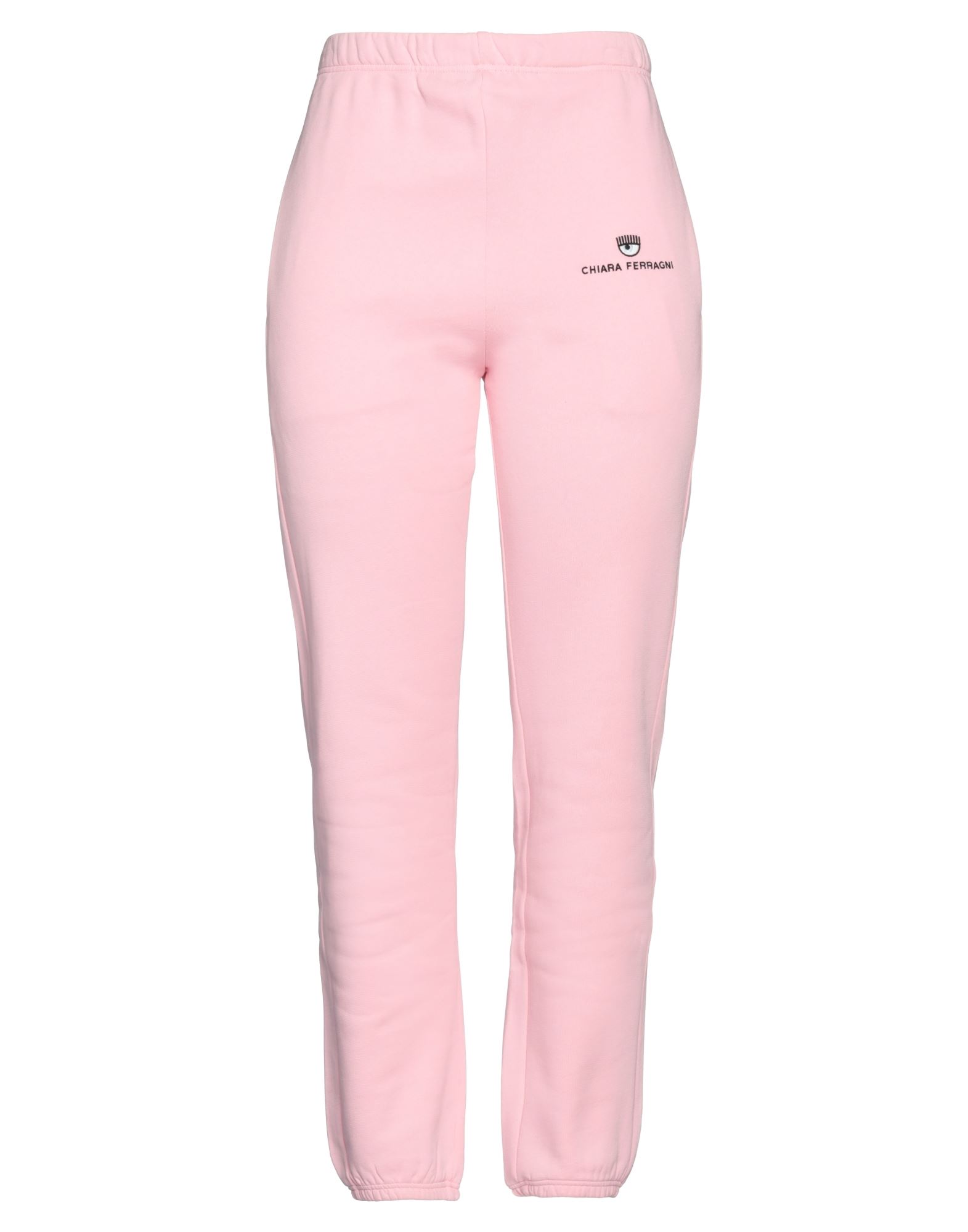 Shop Chiara Ferragni Woman Pants Pink Size S Cotton