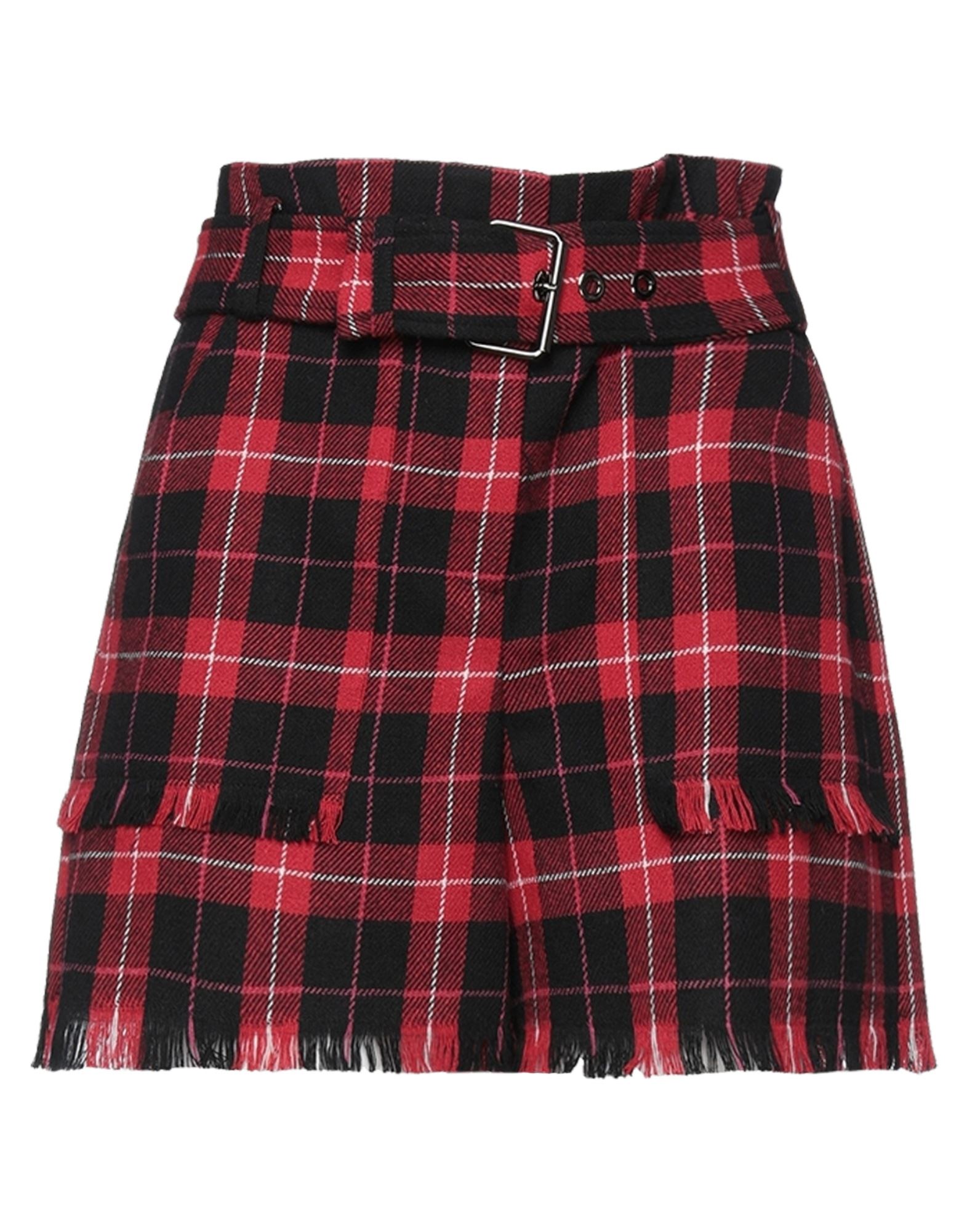 Shop Pinko Woman Shorts & Bermuda Shorts Black Size 4 Acrylic, Polyester, Wool, Cotton, Viscose