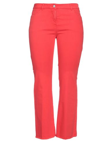 Jeanshose Damen Rot 38 Damen