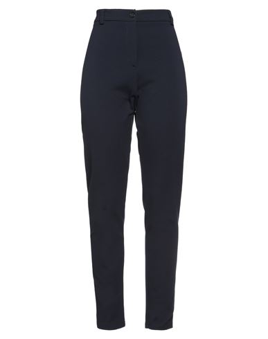 Jucca Woman Pants Navy Blue Size 12 Viscose, Polyamide, Elastane