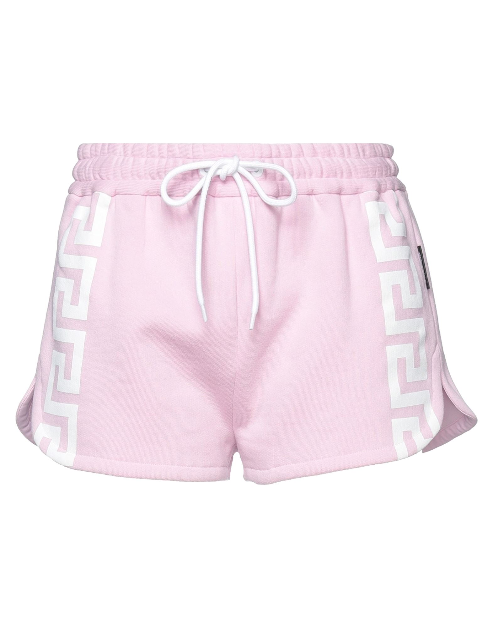 Versace Woman Shorts & Bermuda Shorts Pink Size 4 Cotton, Polyester