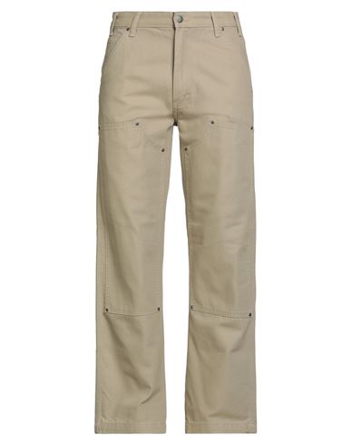 Dickies Man Pants Beige Size 31 Cotton In Nude