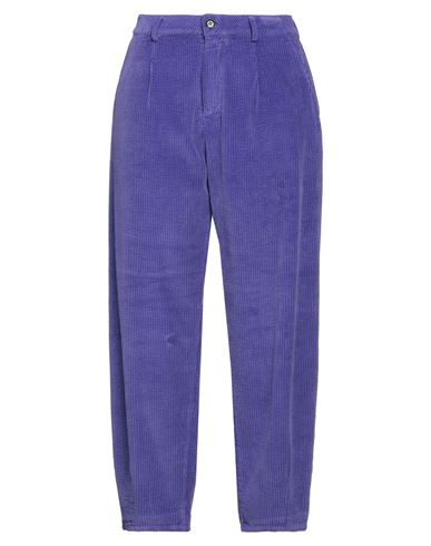 Shop True Nyc Woman Pants Purple Size 27 Cotton