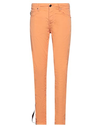 Tramarossa Man Pants Apricot Size 32 Cotton, Elastane In Orange