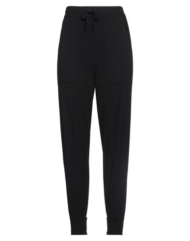 Soallure Woman Pants Black Size L Viscose, Polyester, Polyamide