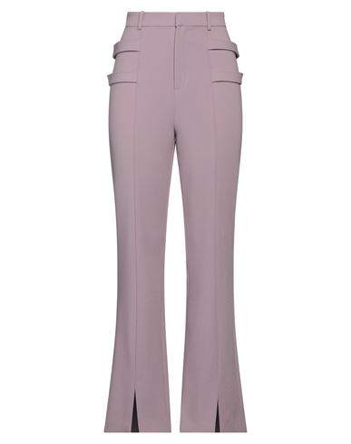 Isabelle Blanche Paris Woman Pants Lilac Size L Polyester, Viscose, Elastane In Purple