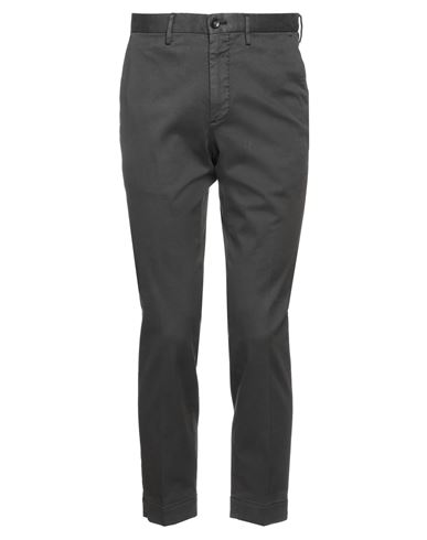 Incotex Man Pants Lead Size 30 Cotton, Lyocell, Elastane In Grey