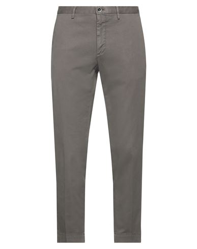 Incotex Man Pants Grey Size 38 Cotton, Lyocell, Elastane
