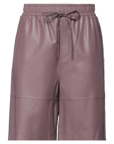 Isabelle Blanche Paris Woman Shorts & Bermuda Shorts Light Purple Size S Viscose, Polyester