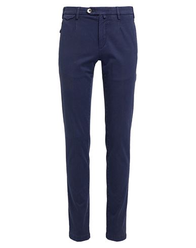 Verdera Man Pants Navy Size 30 Cotton, Elastane In Navy Blue