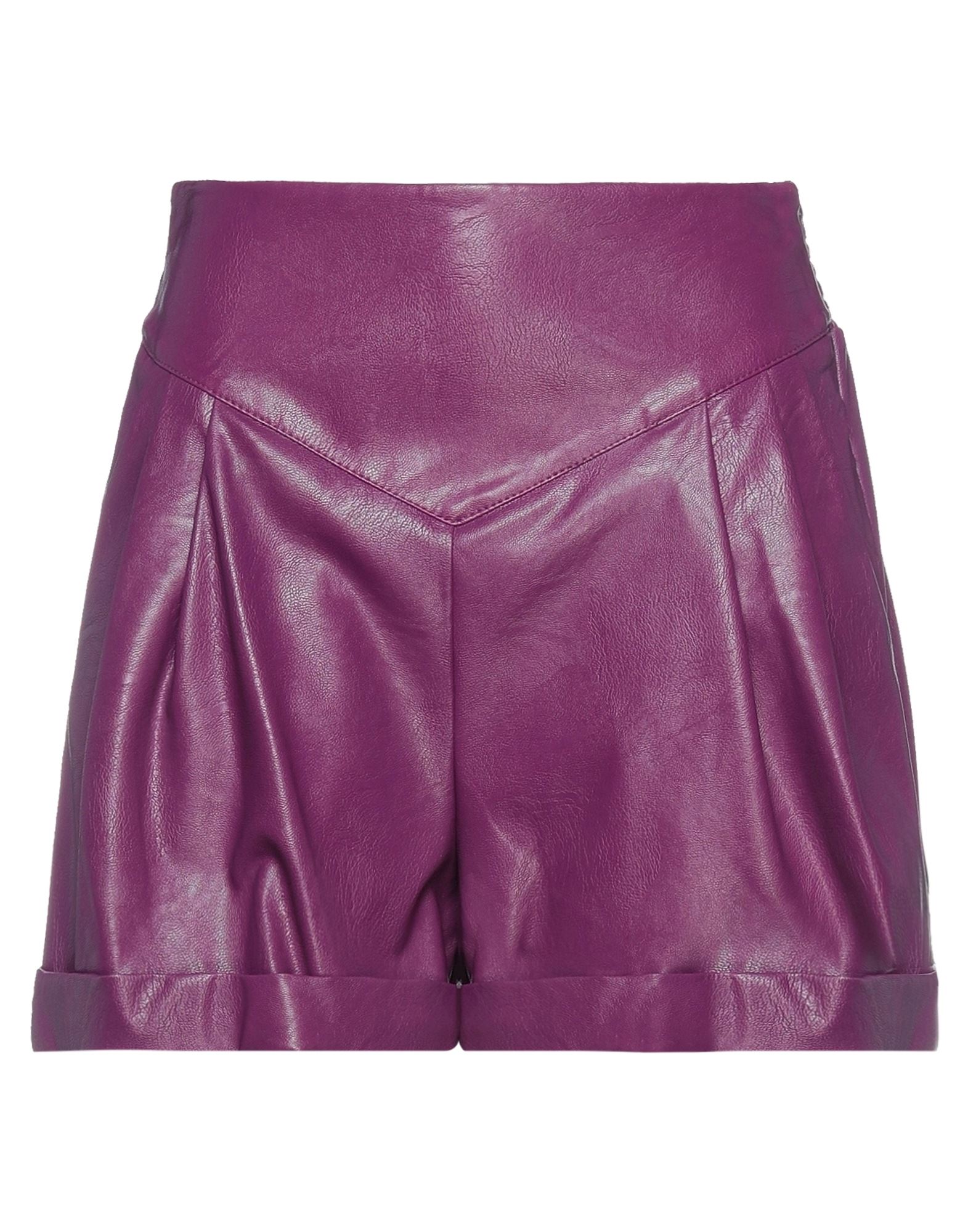 Aniye By Woman Shorts & Bermuda Shorts Purple Size 10 Viscose, Polyurethane