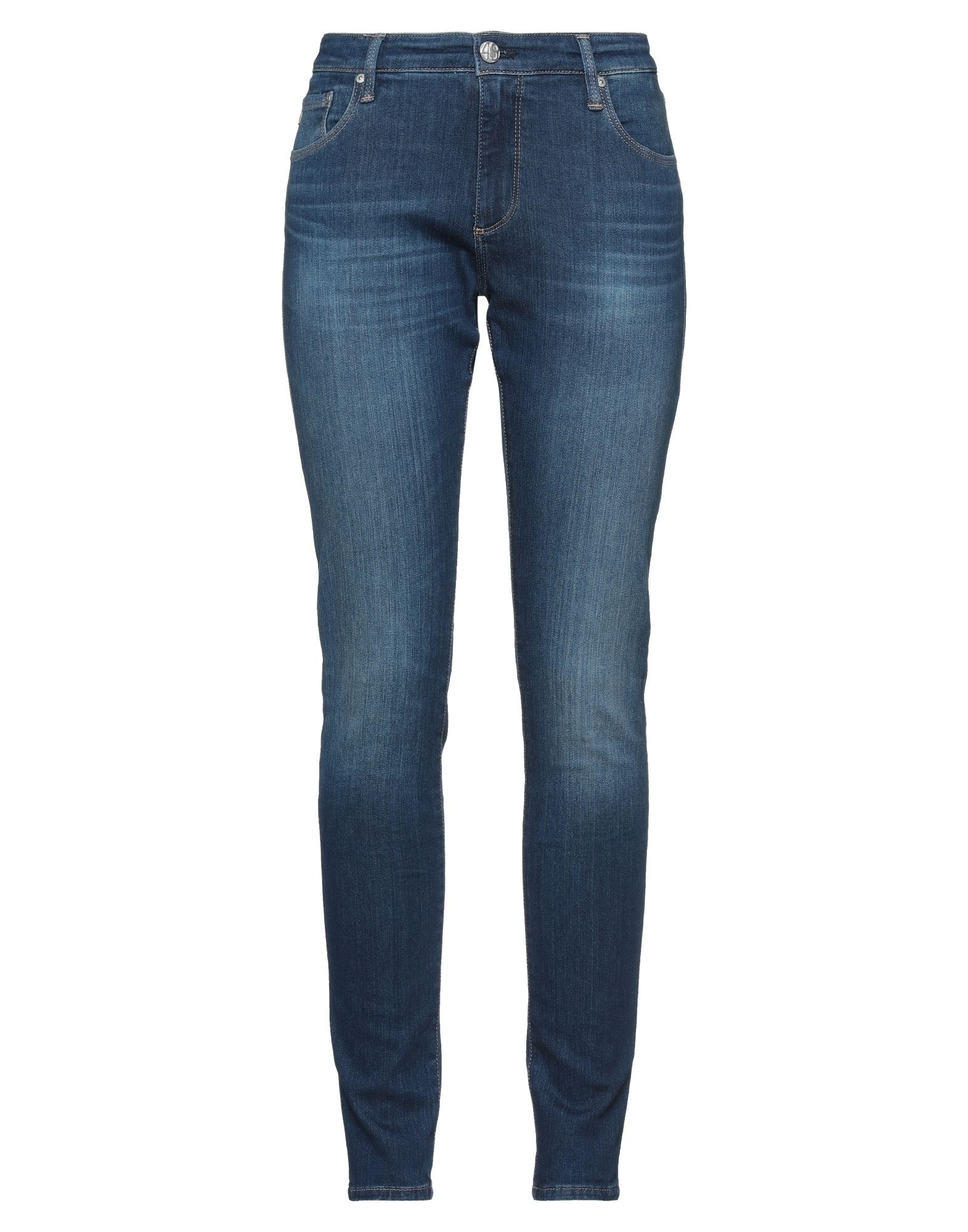 Shop Ag Jeans Woman Denim Pants Blue Size 25 Cotton, Polyester, Elastane