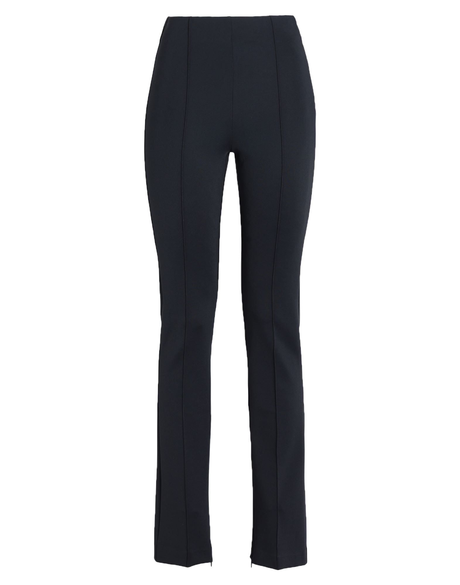 Ambush High-waist Ankle Zipped Trousers In Black