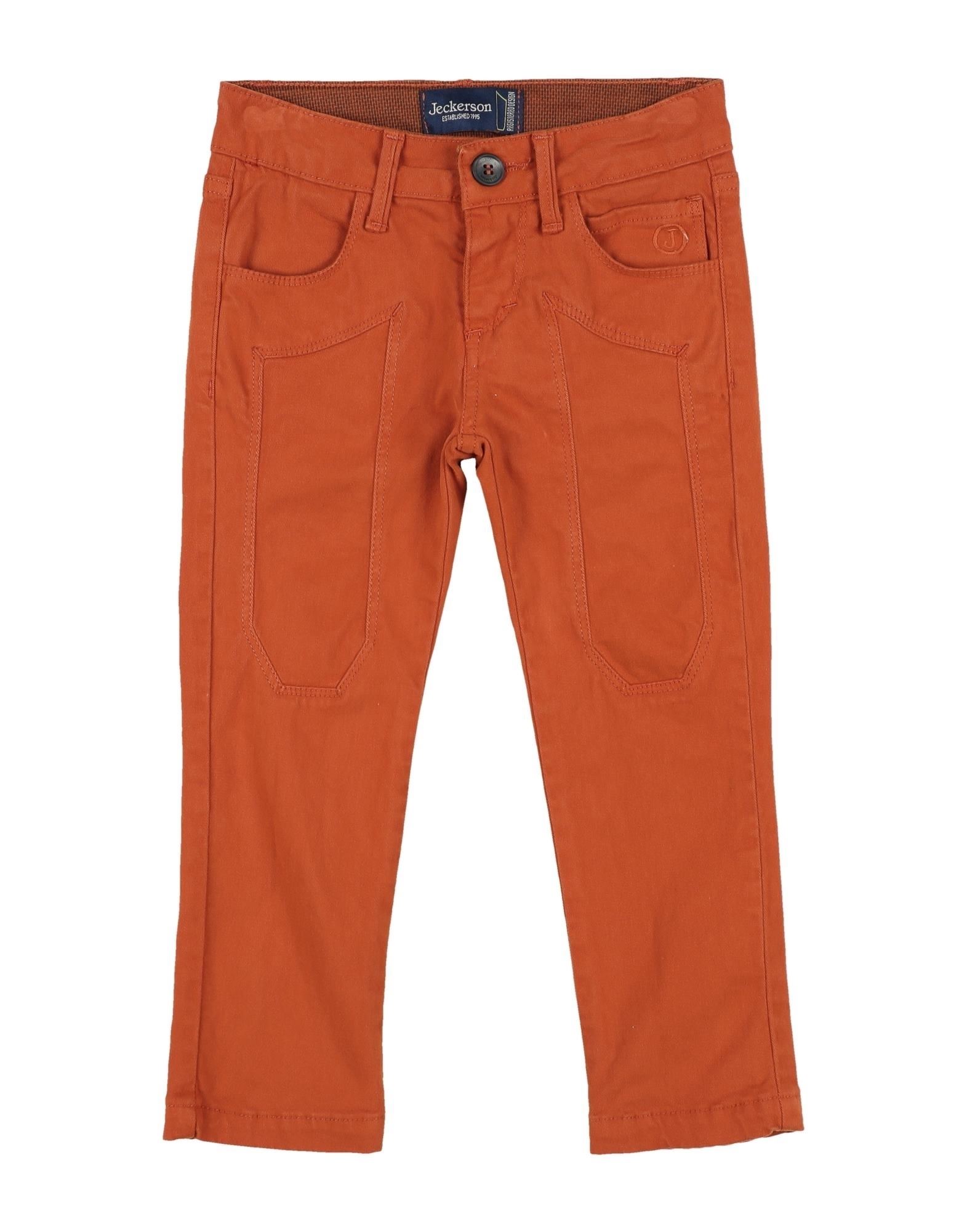 Jeckerson Kids' Pants In Orange