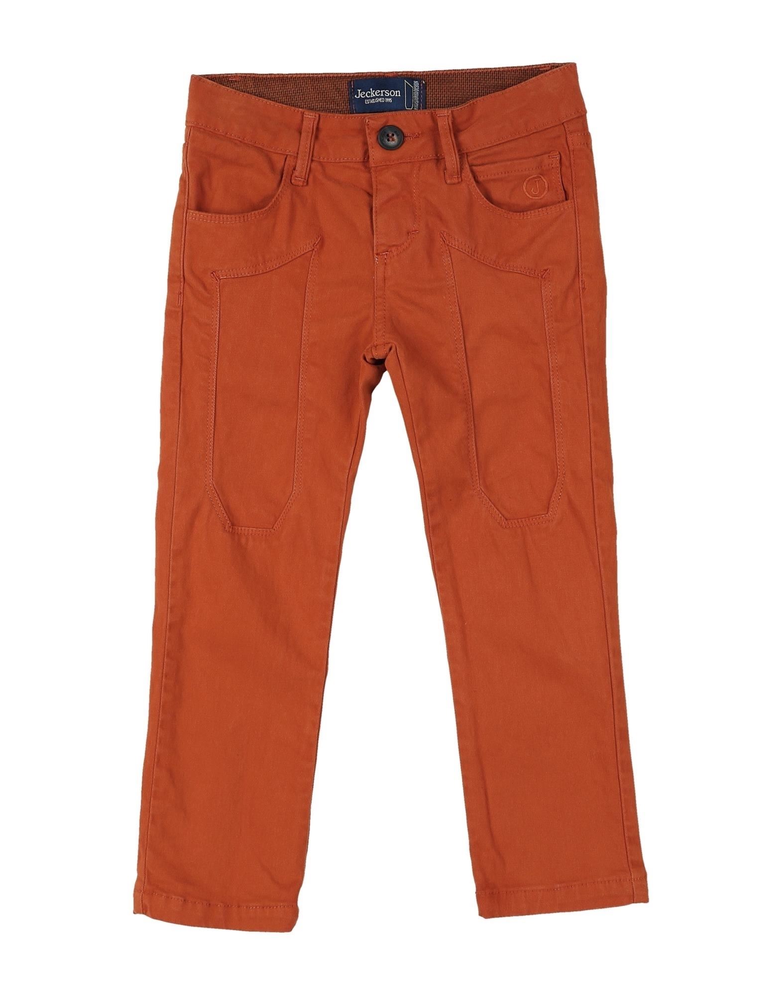 Jeckerson Kids' Pants In Brown