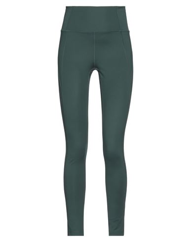 Girlfriend Collective Woman Leggings Dark Green Size S Recycled Polyester, Elastane