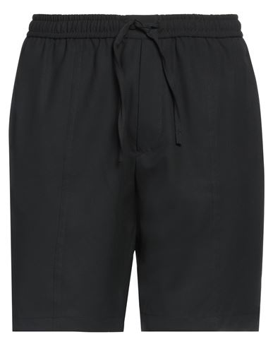 Emporio Armani Man Shorts & Bermuda Shorts Black Size 38 Polyester, Viscose, Elastane