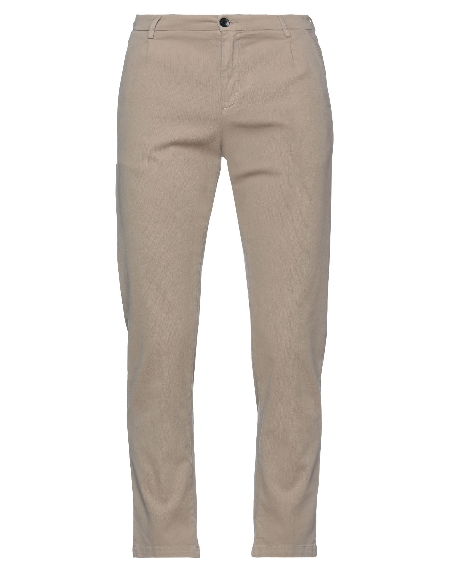 Shop Yan Simmon Man Pants Sand Size 38 Cotton, Elastane In Beige