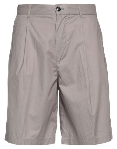 Emporio Armani Man Shorts & Bermuda Shorts Dove Grey Size 30 Cotton, Polyurethane