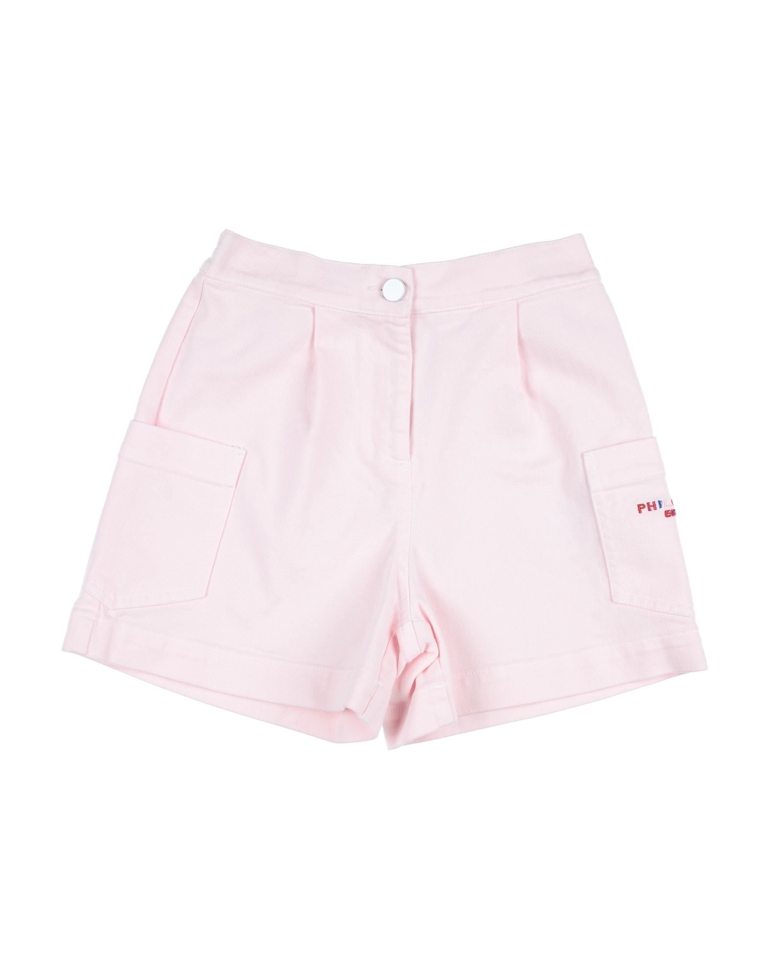 Philosophy Di Lorenzo Serafini Toddler Girl Shorts & Bermuda Shorts Light Pink Size 4 Cotton, Elasta