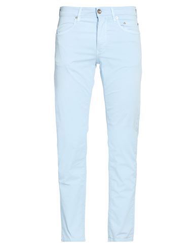 Siviglia Man Pants Sky Blue Size 32 Cotton, Elastane In Blue