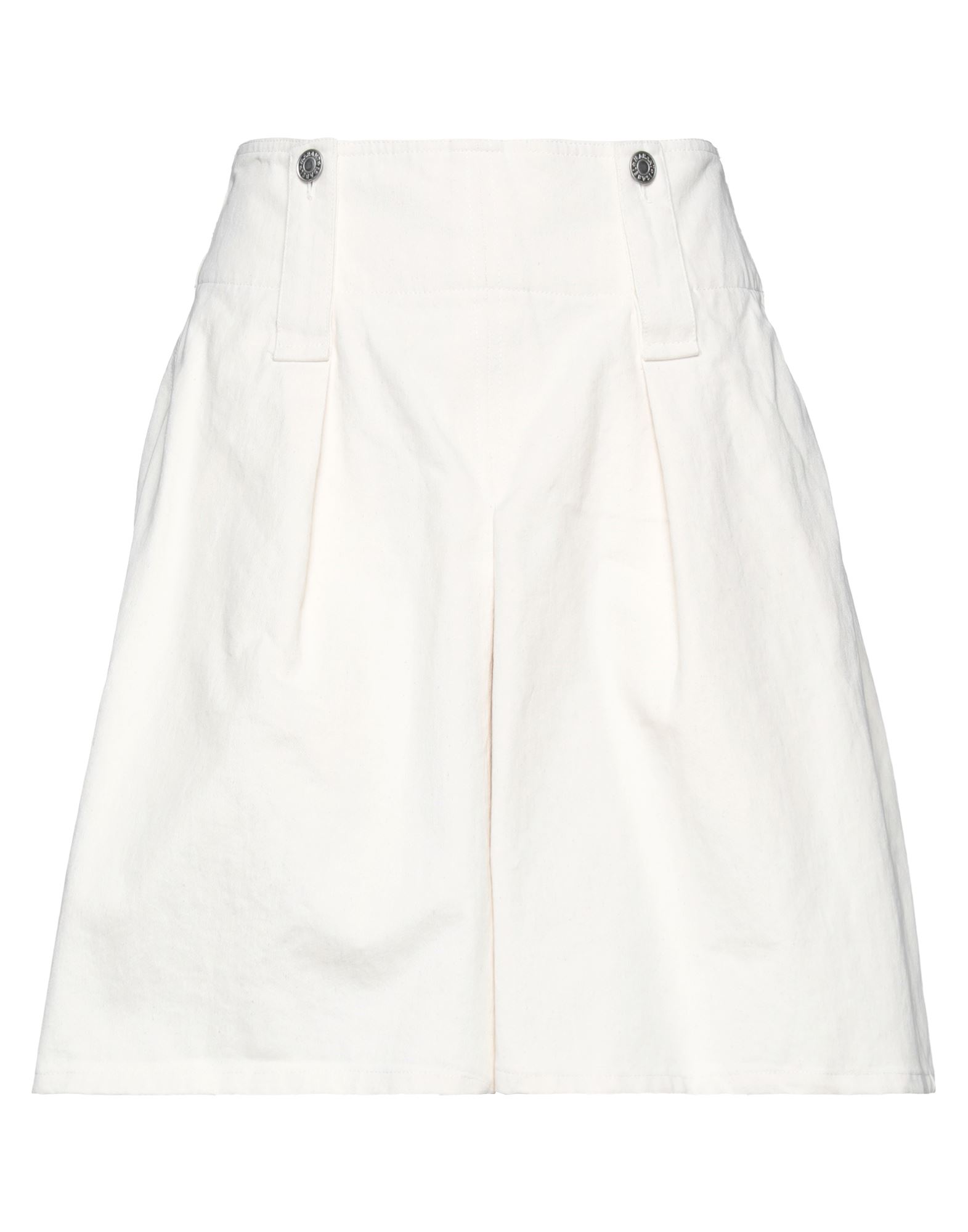 Isabel Marant Woman Shorts & Bermuda Shorts Ivory Size 8 Cotton In White