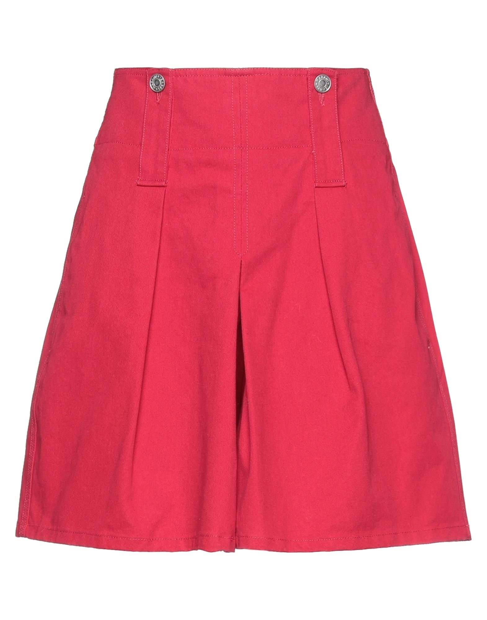 Isabel Marant Woman Shorts & Bermuda Shorts Red Size 8 Cotton