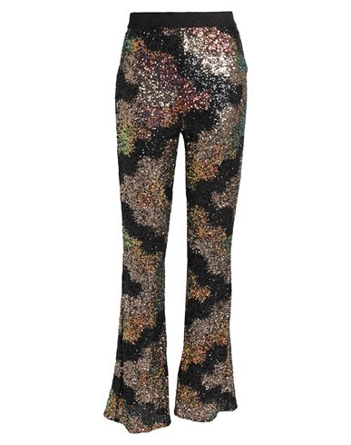 Ombre Woman Pants Black Size 6 Polyester In Black