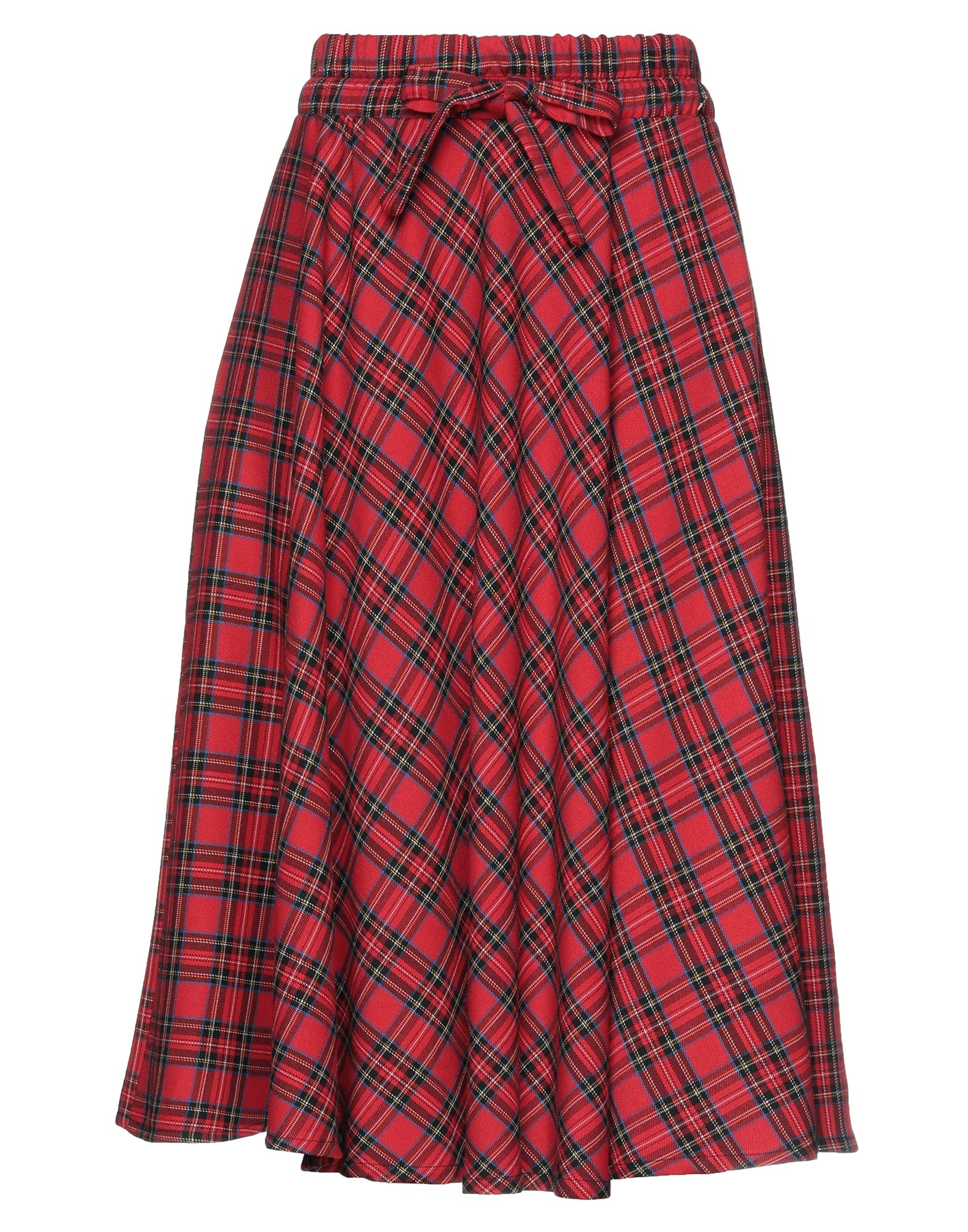 Souvenir Midi Skirts In Red