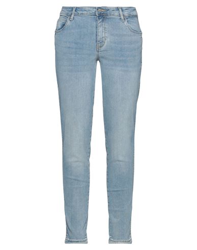 Guess Woman Jeans Blue Size 27w-30l Cotton, Elastic Fibres, Elastane