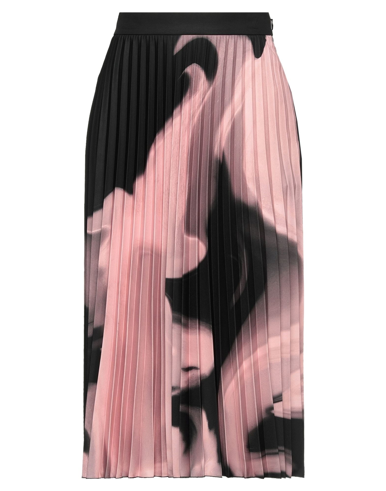 Off-white Woman Midi Skirt Pink Size 4 Polyester