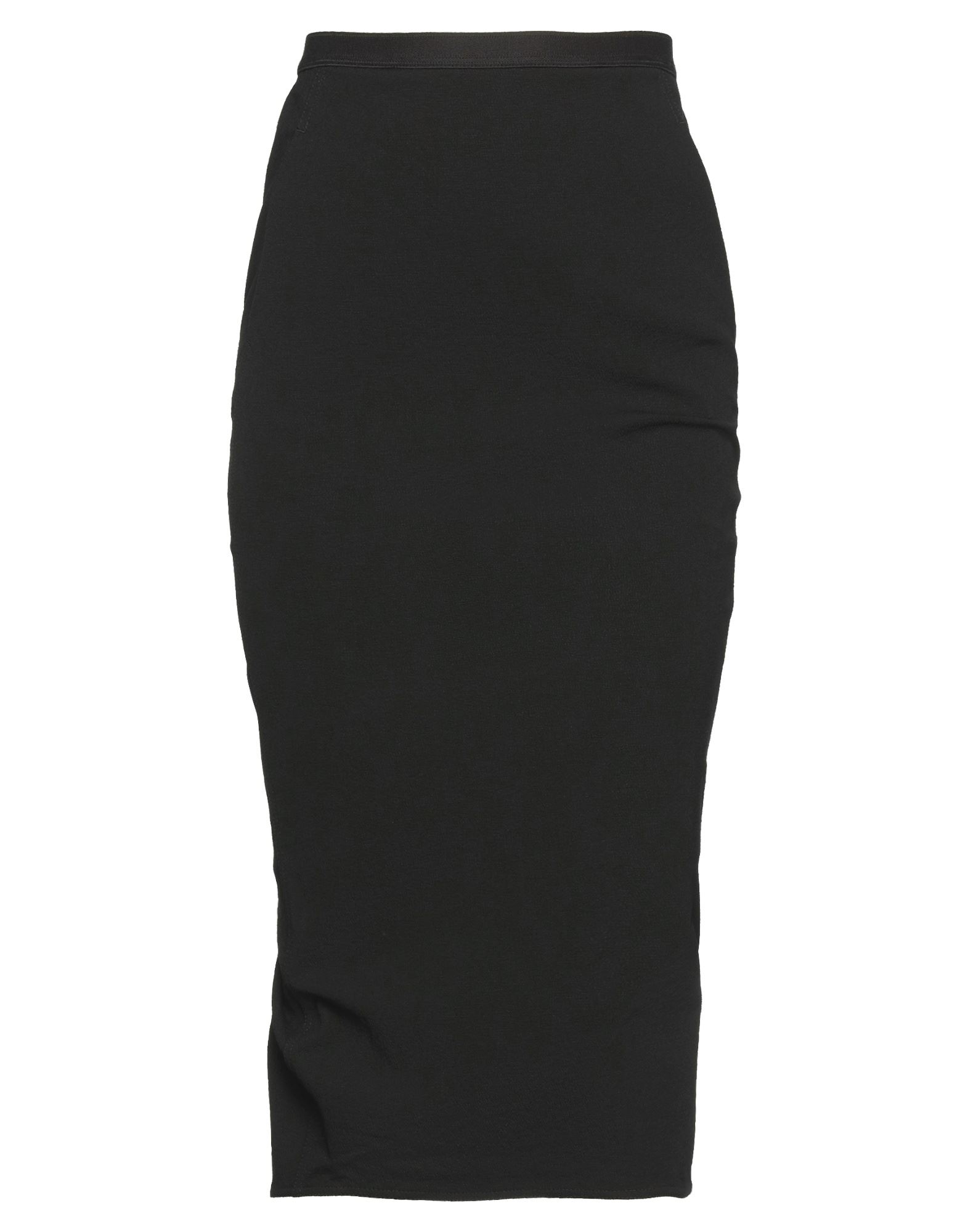 Rick Owens Midi Skirts In Black