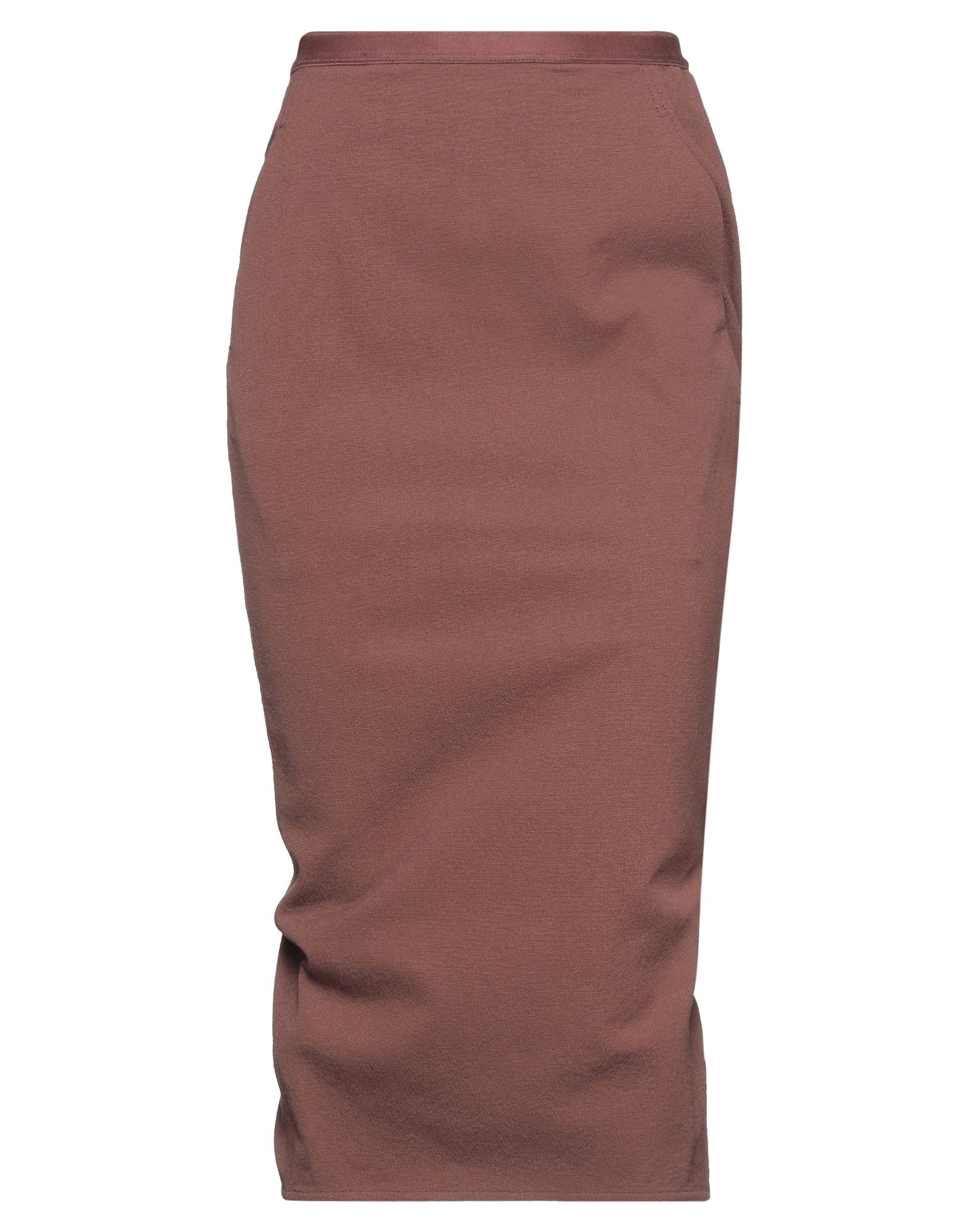 Rick Owens Midi Skirts In Pastel Pink