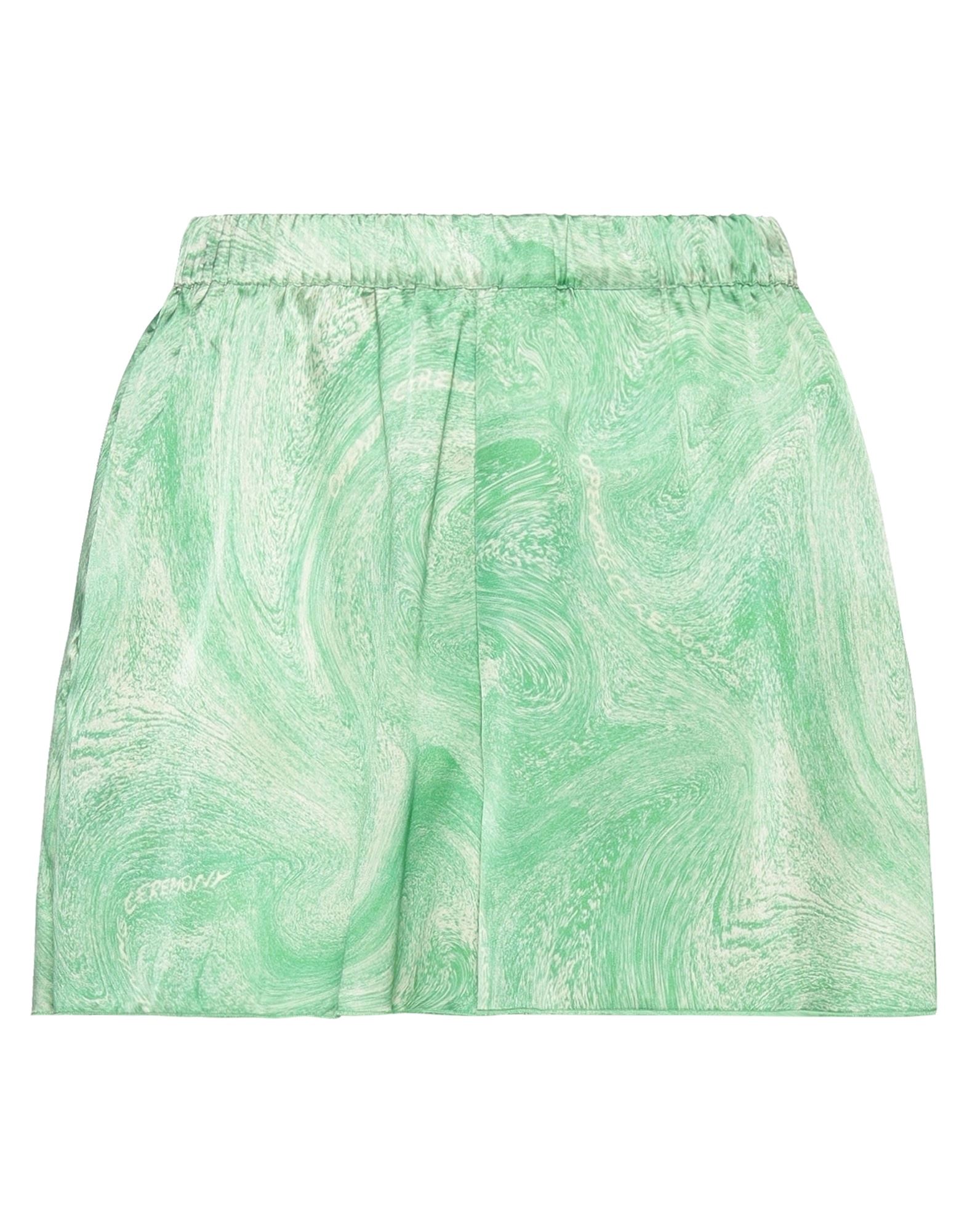 Shop Opening Ceremony Woman Shorts & Bermuda Shorts Light Green Size 6 Polyester, Elastane