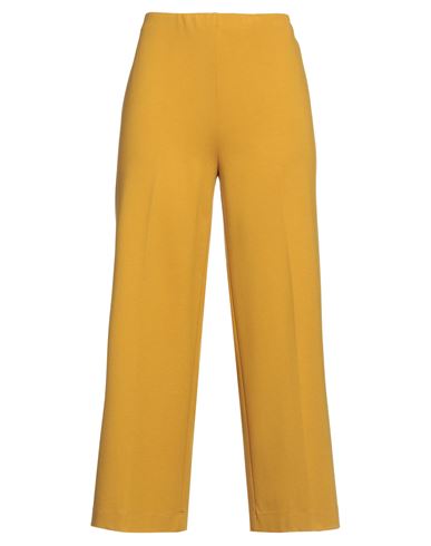 Liu •jo Woman Pants Mustard Size 8 Viscose, Polyamide, Elastane In Yellow