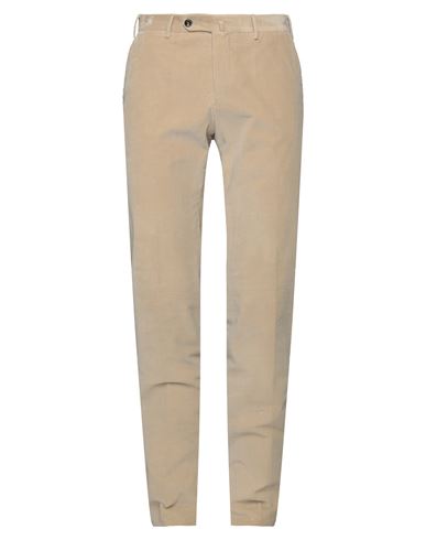 Pt Torino Man Pants Beige Size 38 Cotton, Lyocell, Elastane In Beige