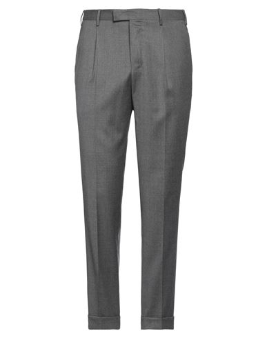 Pt Torino Man Pants Ivory Size 36 Virgin Wool, Elastane In Grey