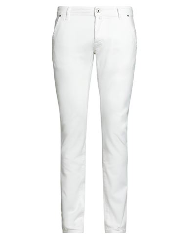 Jacob Cohёn Man Jeans White Size 35 Cotton, Elastane, Polyester In White