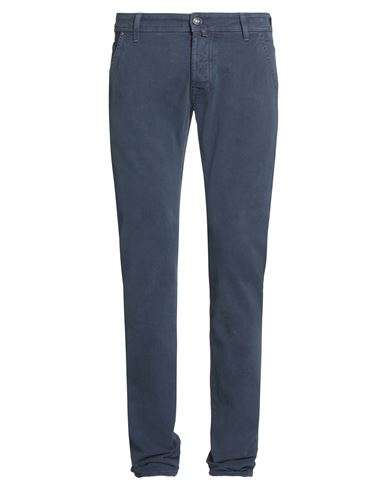 Jacob Cohёn Man Jeans Dark Purple Size 38 Cotton, Elastane, Polyester In Blue