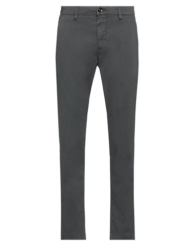 Shop Yan Simmon Man Pants Lead Size 30 Cotton, Elastane In Grey