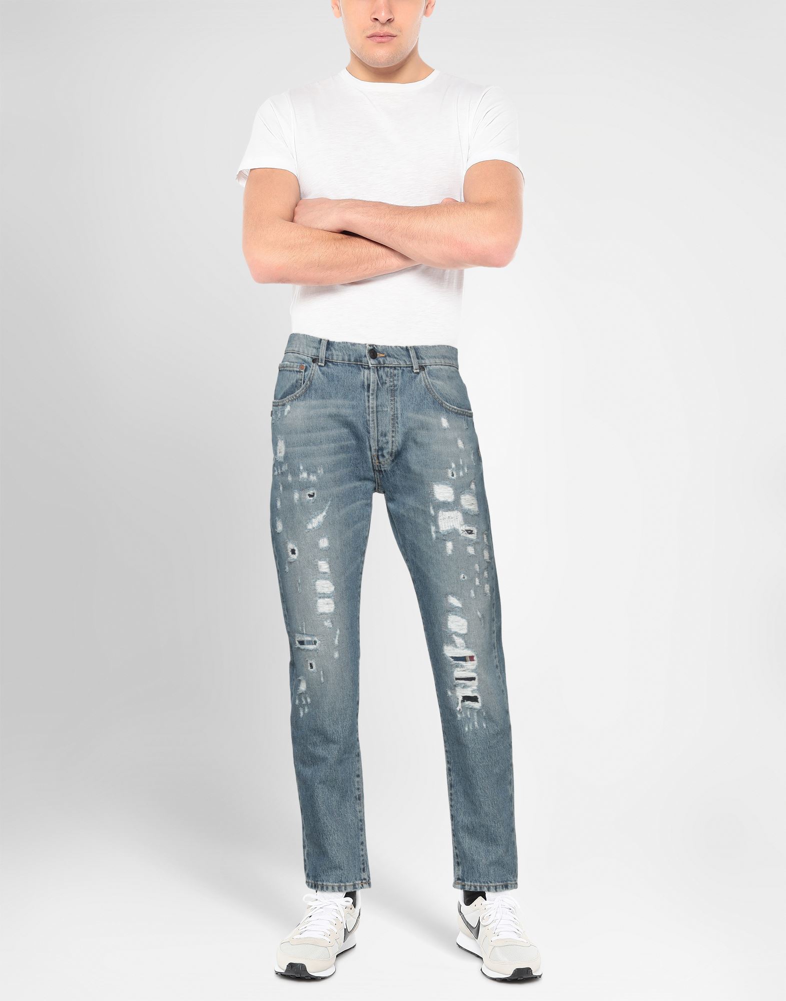  Grey Daniele Alessandrini - Hosen & Röcke - Jeanshosen - On Yoox.com 