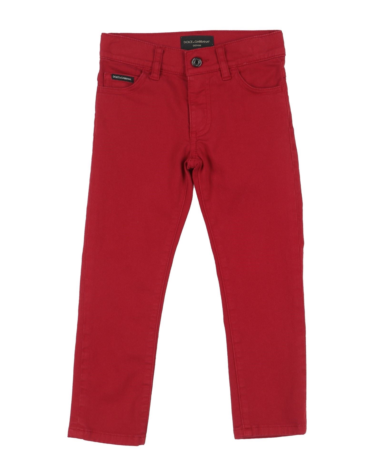 Dolce & Gabbana Kids'  Toddler Boy Pants Red Size 3 Cotton, Elastane