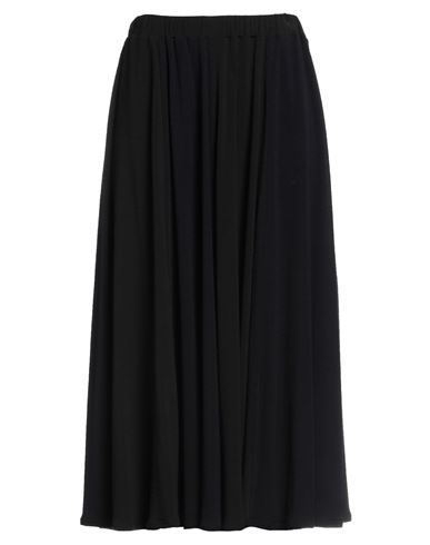 Sfizio Woman Midi Skirt Black Size 6 Acrylic, Wool, Elastane