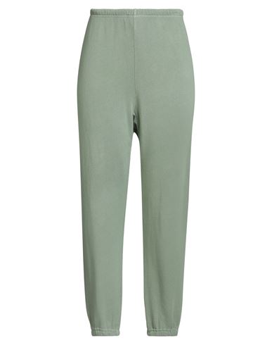 The Great . Woman Pants Light Green Size 2 Cotton