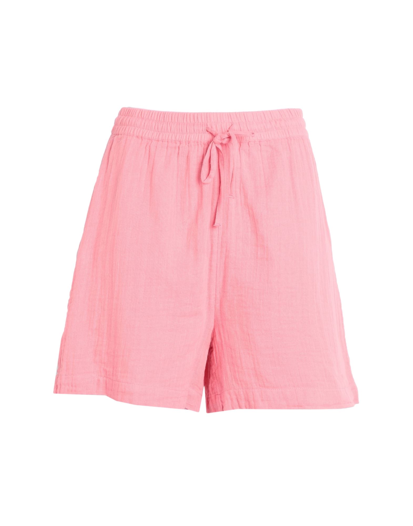 Pieces Woman Shorts & Bermuda Shorts Pink Size M Cotton