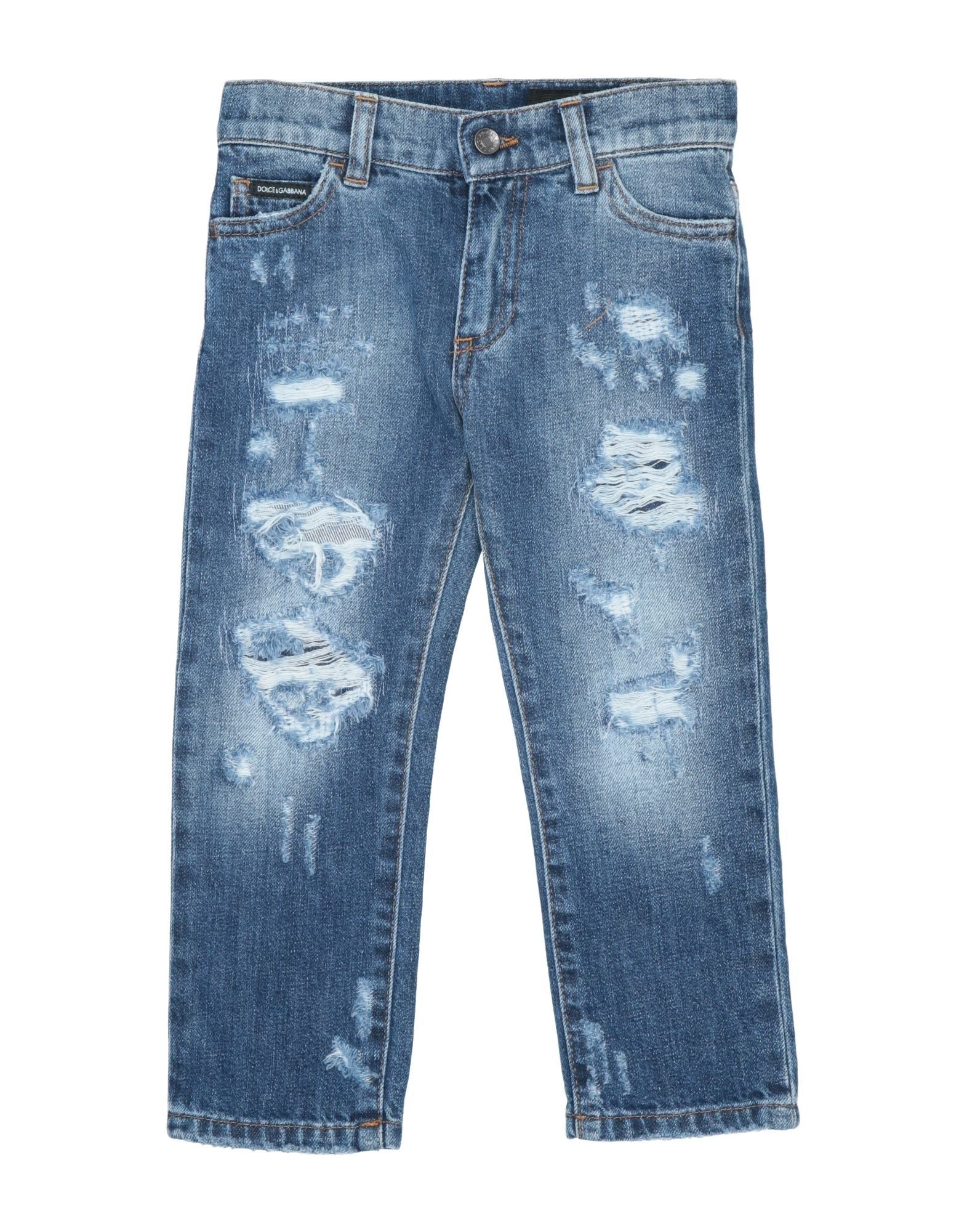 Dolce & Gabbana Kids'  Toddler Boy Jeans Blue Size 7 Cotton